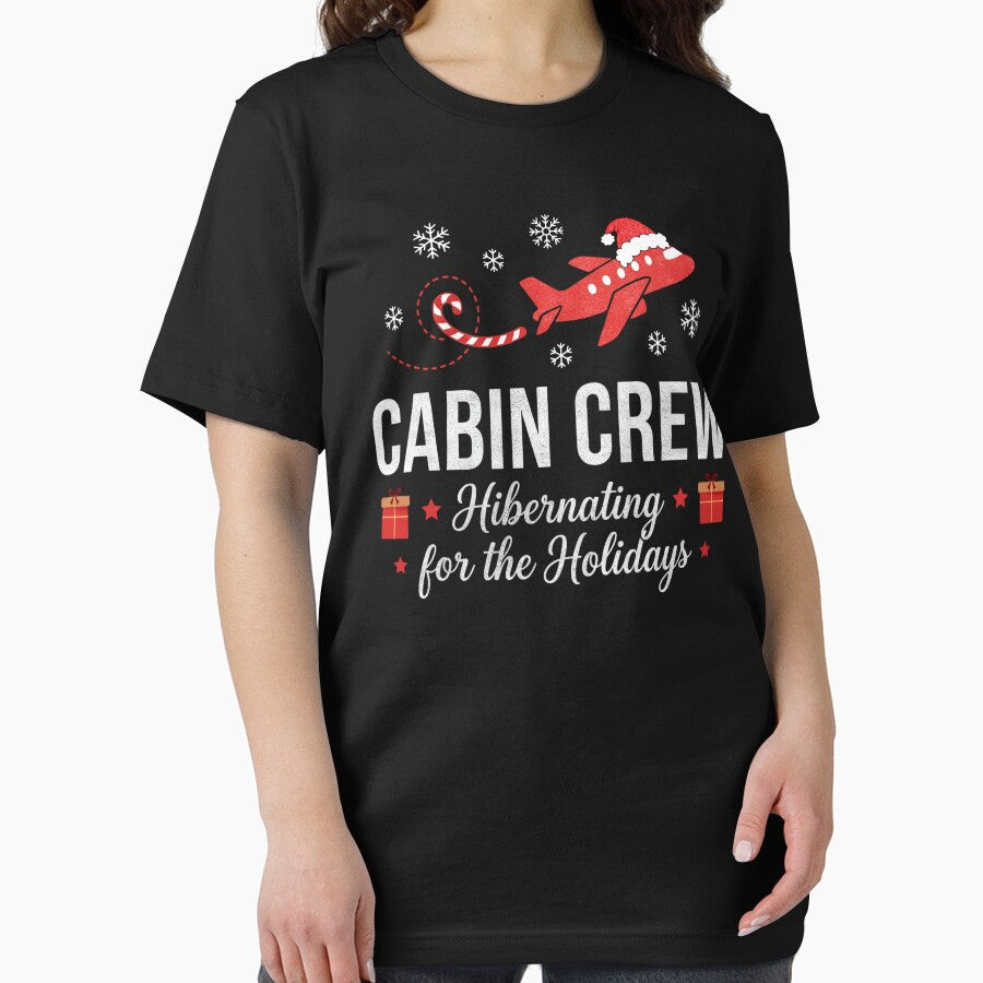 Cabin Crew Hibernating Holidays Christmas Humor by FreshVibe Prints