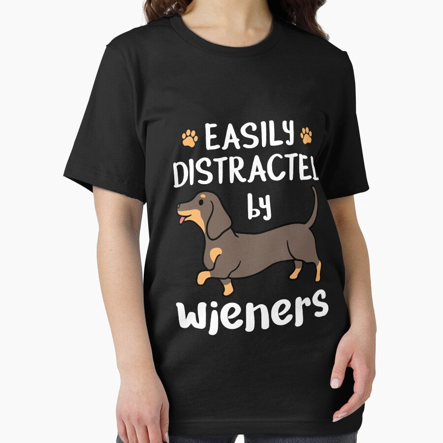 Dachshund Dog Easily Distracted By Wieners by jaygo