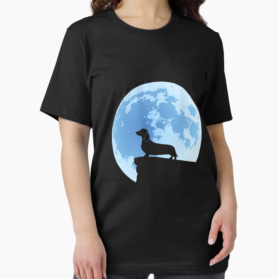 Dachshund Moon Silhouette | NickerStickers® on Redbubble by NickerStickers