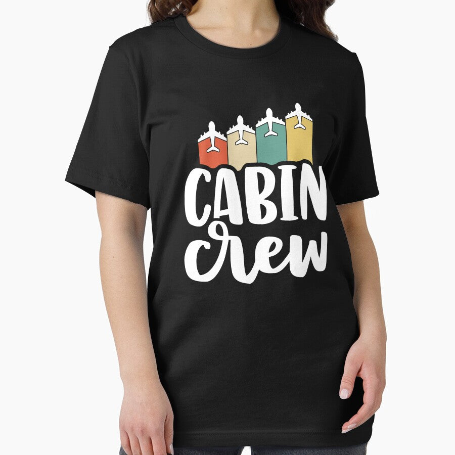 Vintage Cabin Crew Shirt Retro Flight Attendant Gift Women by 14thFloor