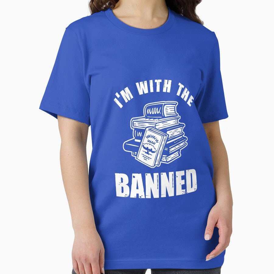 I'm with the Banned - Banned books reader by goodtogotees