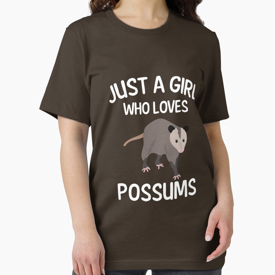 Just A Girl Who Loves Possums Funny Opossum For Girls by upstyle
