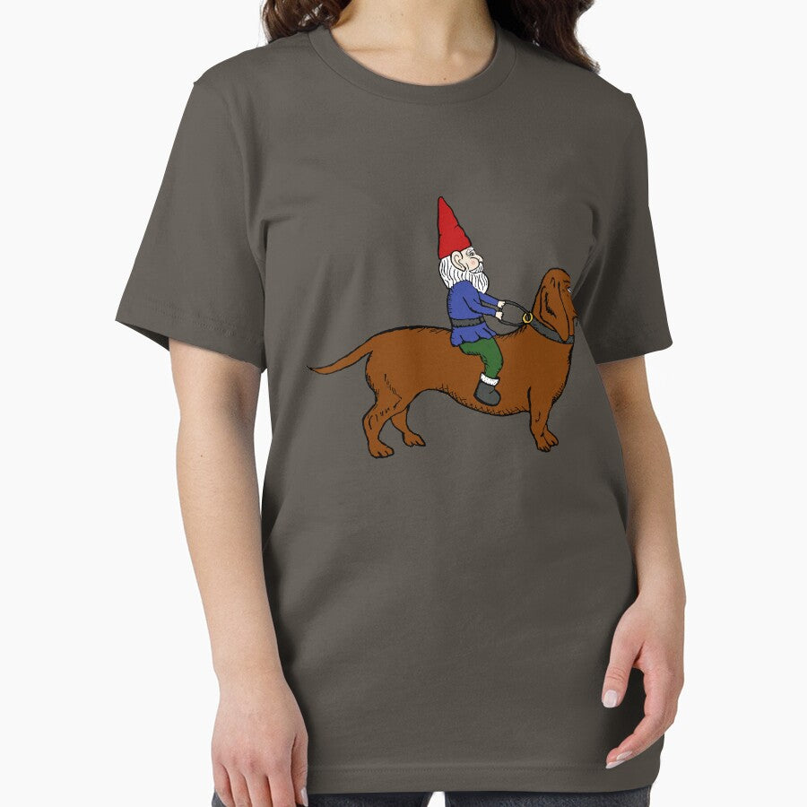 Gnome Riding a Dachshund by Viva Sweet Love by vivasweetlove