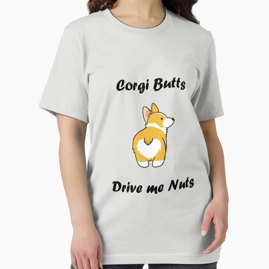 Corgi Butts Drive me Nuts Funny Graphic T-Shirt by PrimeTees