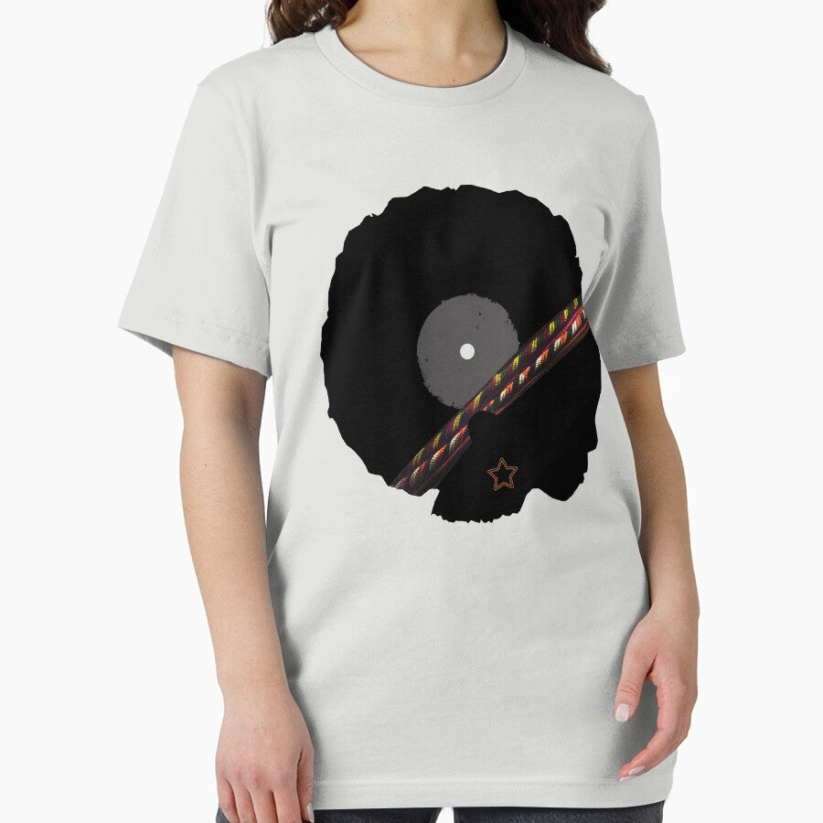 Afro Vinyl Record - African Woman by Denis Marsili