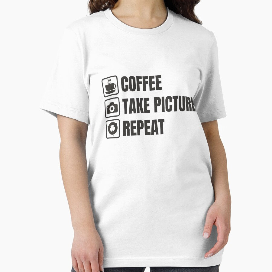 Coffee, Take Pictures, Repeat (For Light Background) by thecatcouch