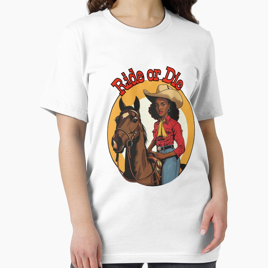 Ride or Die Cowgirl (Yellow Scarf) by Seedcap7