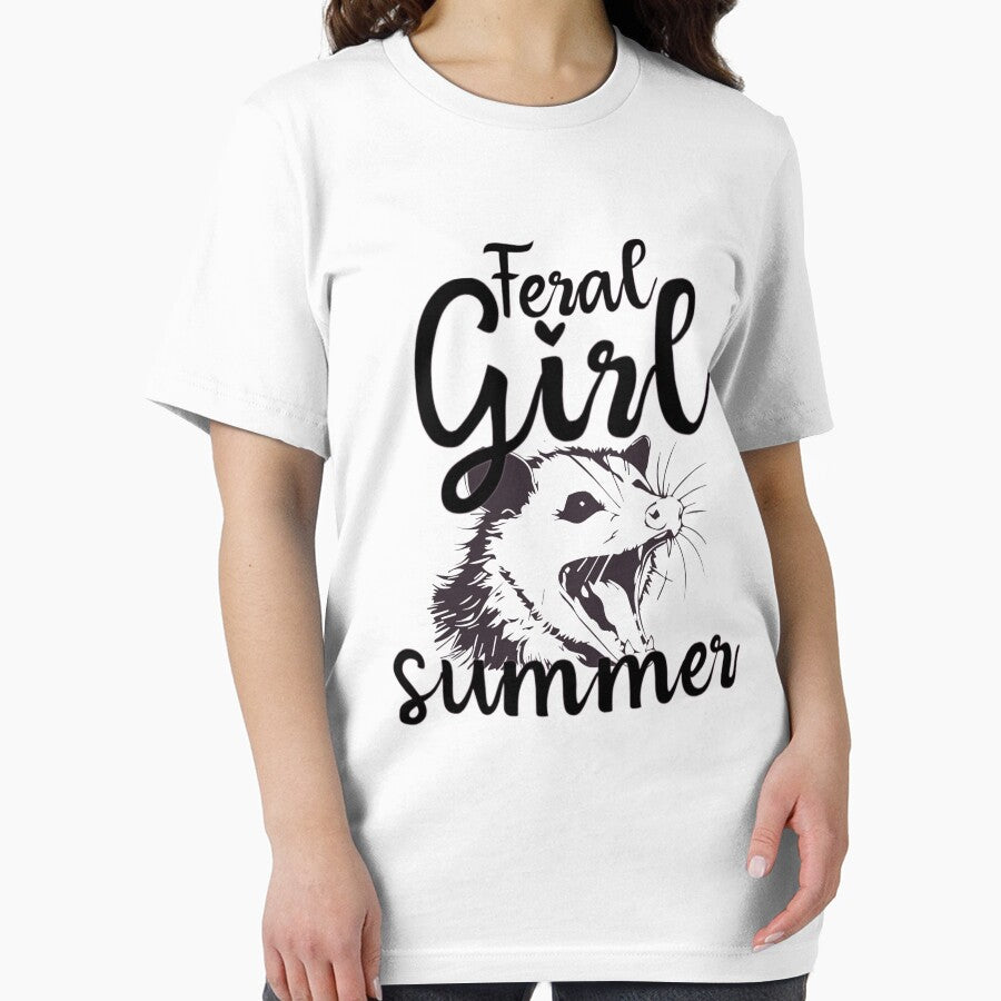 Feral Girl Summer Opossum Funny Meme Opossum Feral Cowgirl  Western  Rodeo Funny by MotivaChic