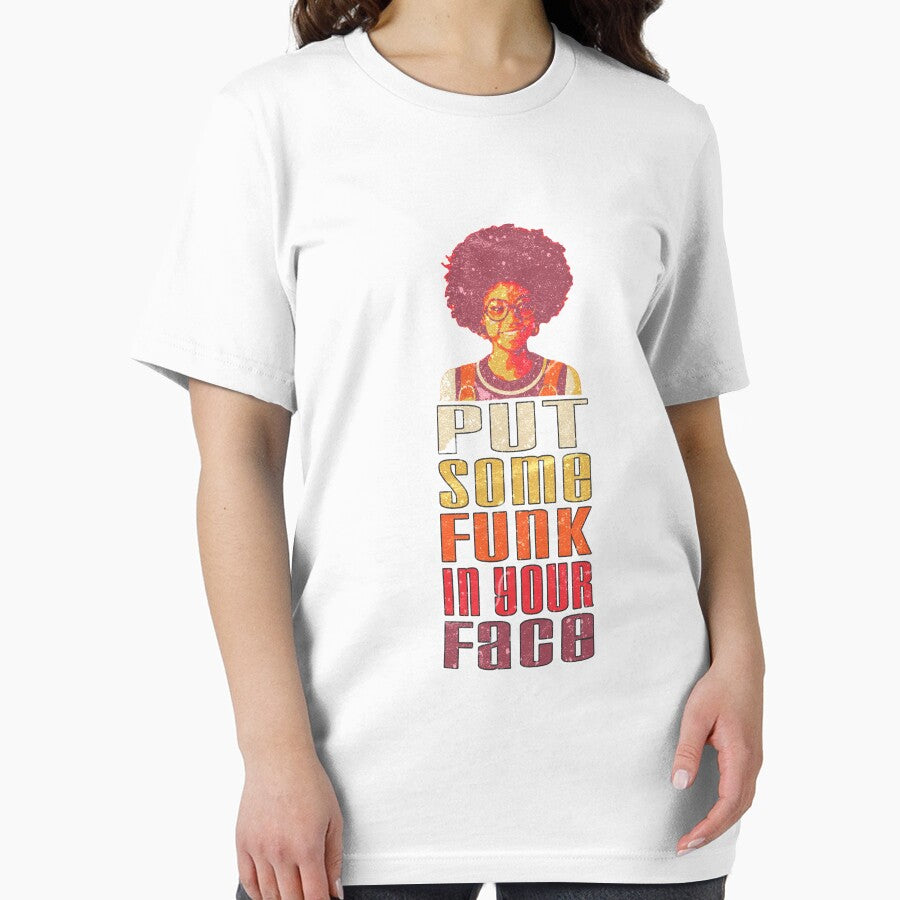 Put Some Funk in Your Face Afro 1970s Disco Funk Vintage Groovy by KNUXX Shop