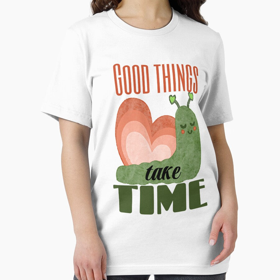 Snail saying Good Things Take Time by Azrou shop