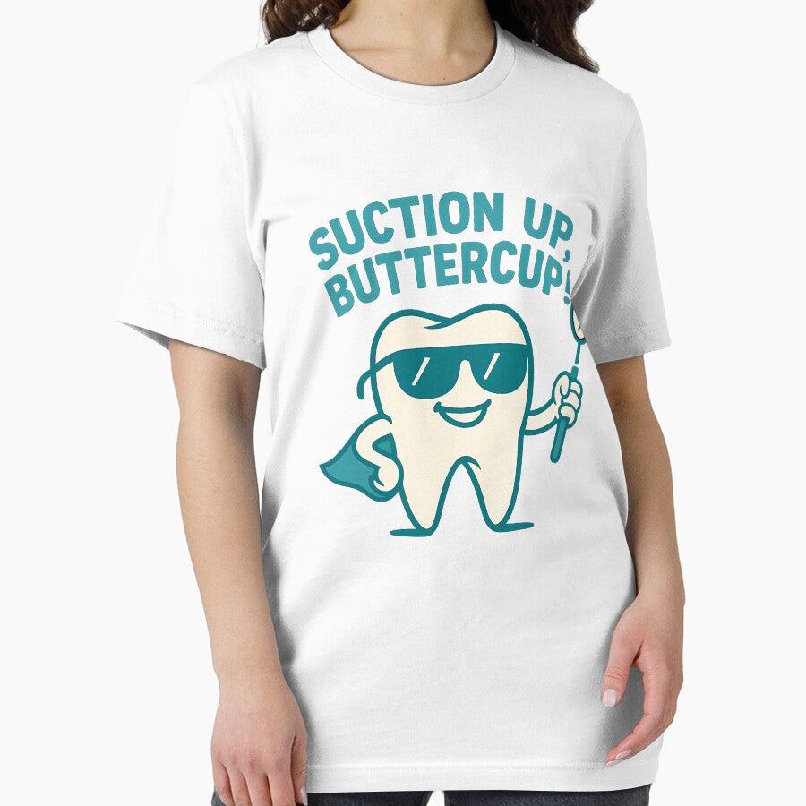 Suction Up Buttercup Dental Dentist Tooth by weirdrelatives