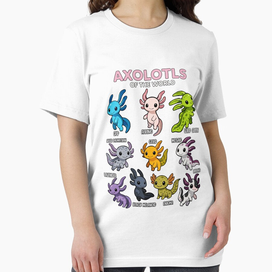 Axolotls of the World – Cute Kawaii Axolotl Collection by JayceTucker89