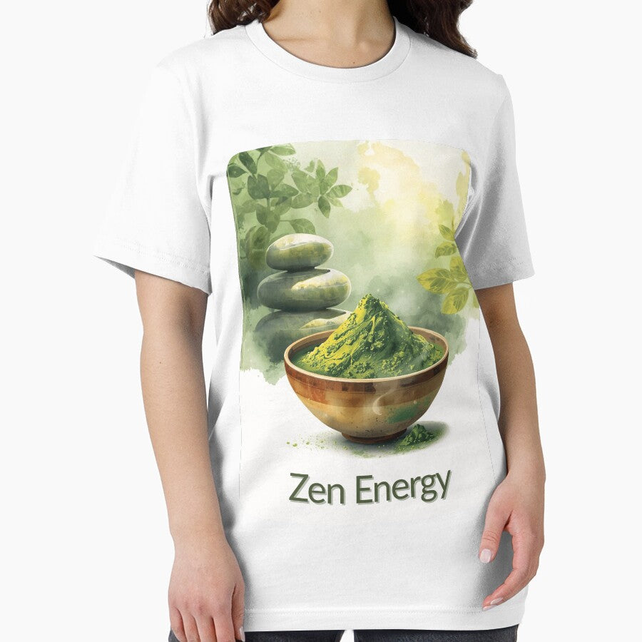 Zen Energy – Matcha Meditation Shirt by Kasad