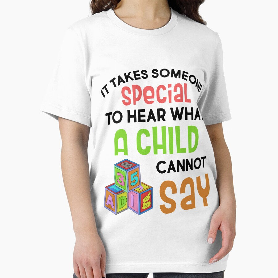 Hear A Child Cannot Say Speech Language Pathologist Gifts For Women Men, Speech Pathology Week Appreciation Gifts For Speech Therapist, SLPA by medroc