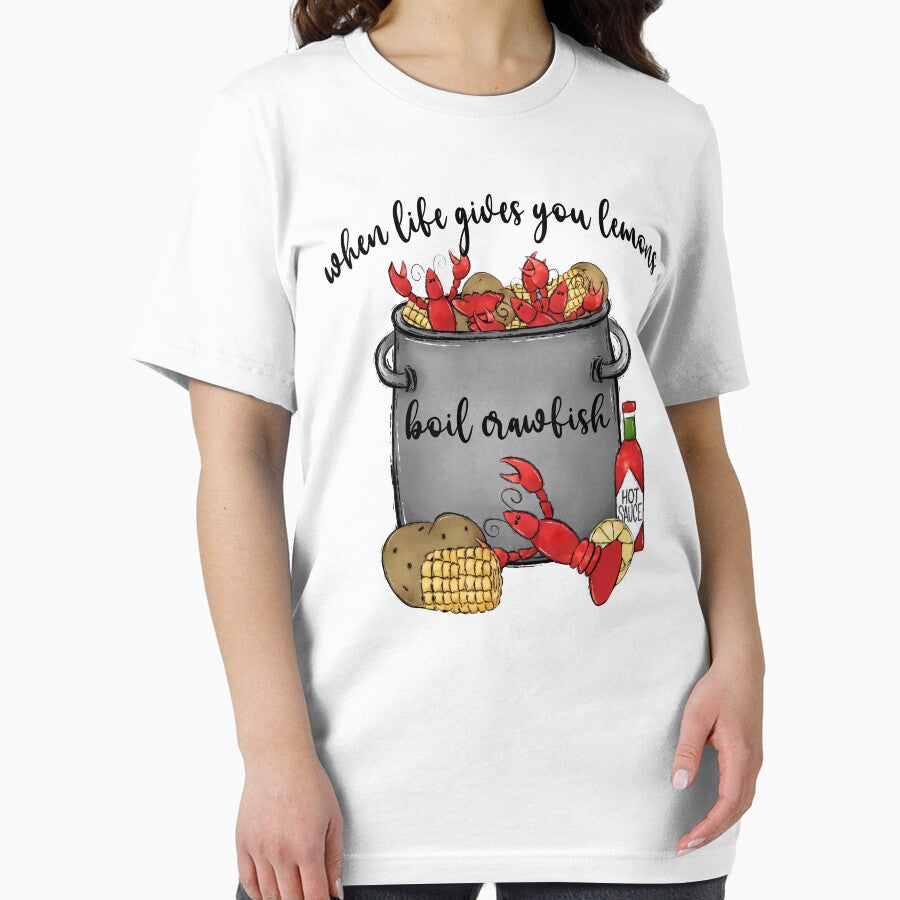 Boil Crawfish Funny Cajun T-Shirt by TinaMDedrick