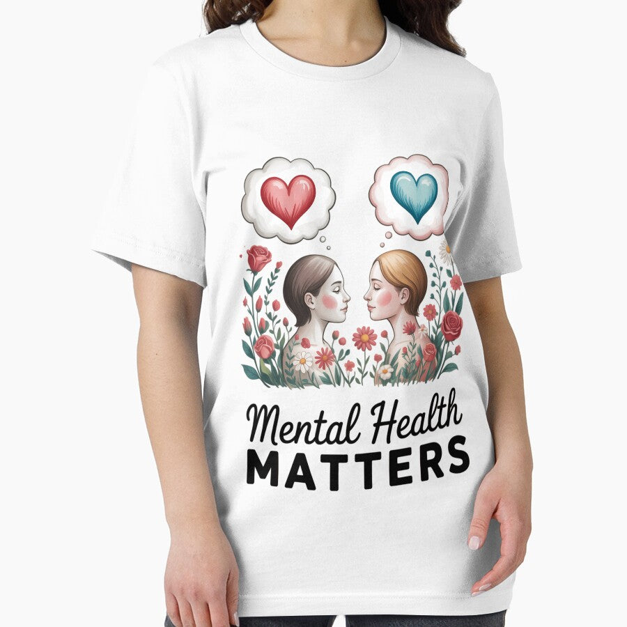 Yellow Mental Health Awareness -Mental Health Matters by DoorwayThreads