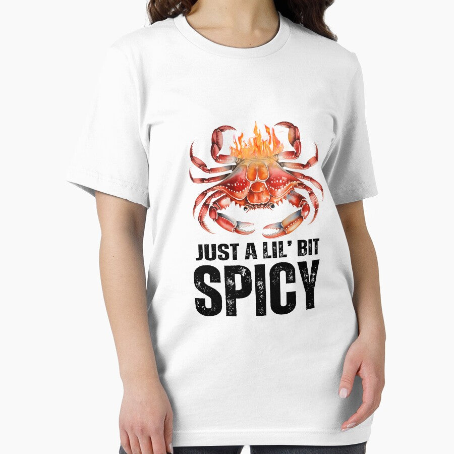 Just a Lil’ Bit Spicy Funny Crab Design by Verycutethings