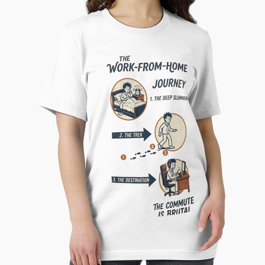 Work From Home Life World's Shortest Journey by ArtsyWishesShop