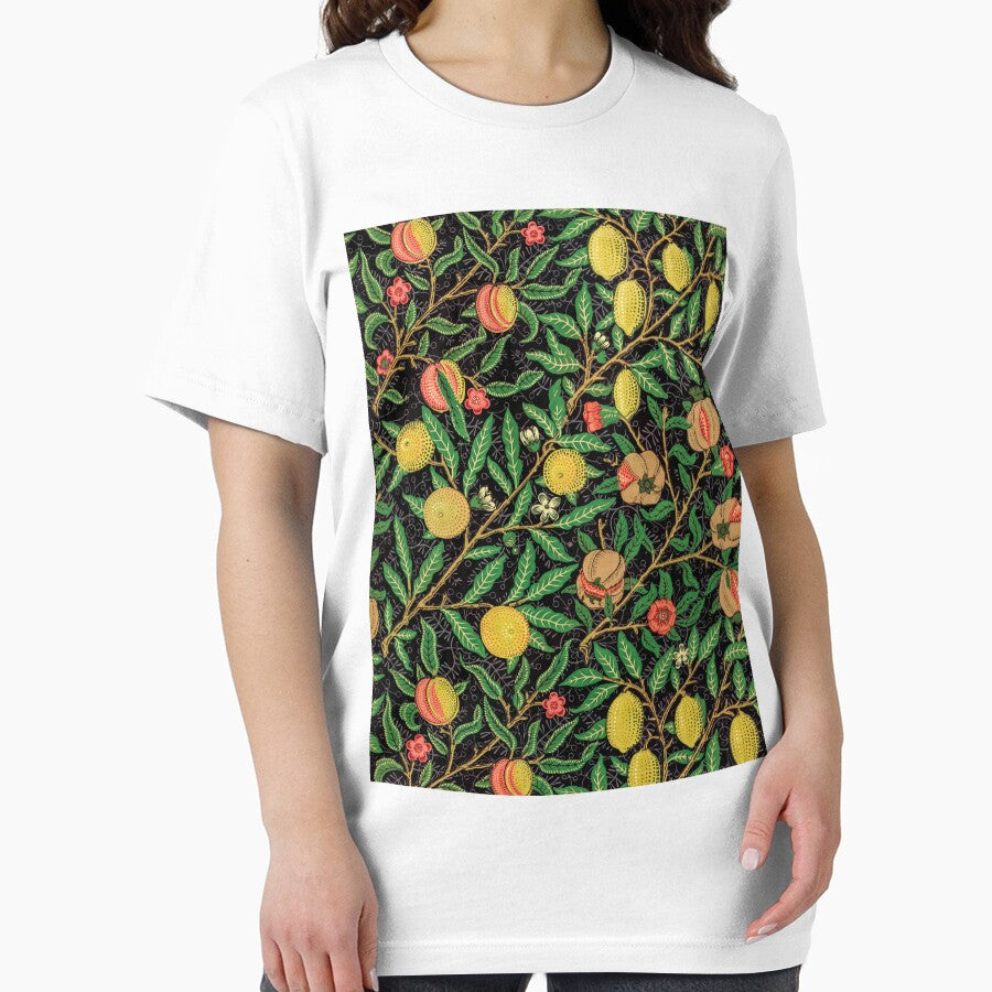 Vintage Fruit and Floral Pattern – Botanical Retro Illustration - William Morris by Gold Turtle  Lina