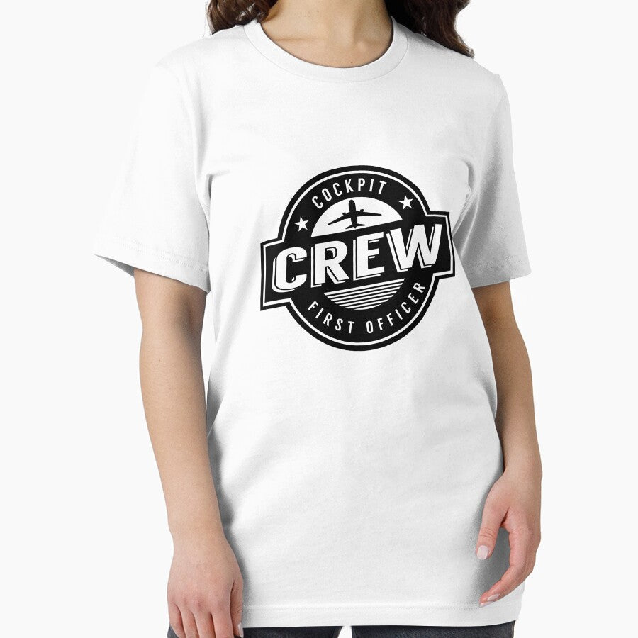 Badge Flight Crew Cockpit Pilot First Officer by Shirt-Expert