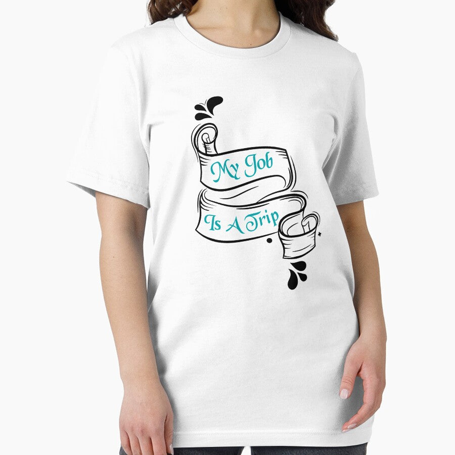 Funny job quotes My Job Is A Trip, gift idea for lovers job and trip, Travels, Tourism trips by Mac Store