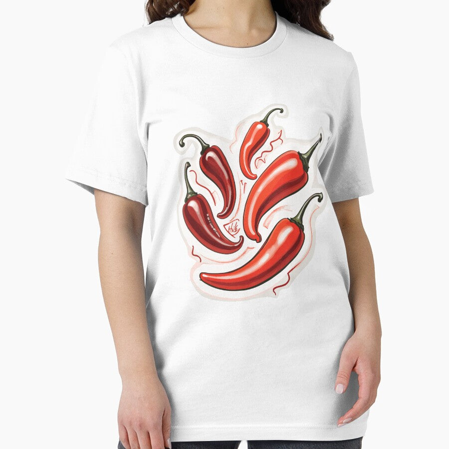 Spicy Red Chili Peppers by The Tee Hub