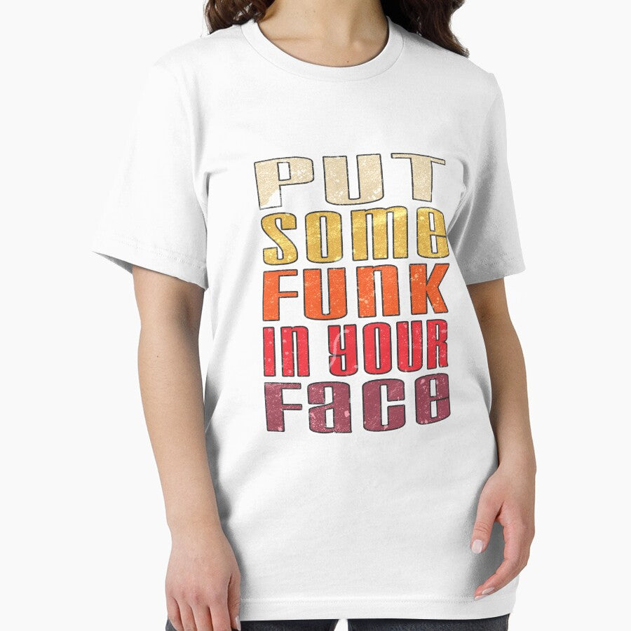 Put Some Funk in Your Face 1970s Disco Funk Vintage Retro Funky by KNUXX Shop