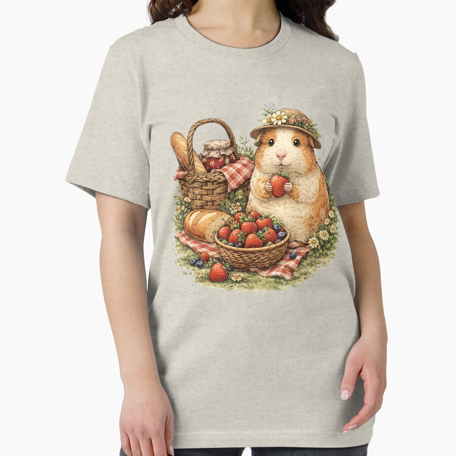 Cute Guinea Pig Picnic – Cottagecore by SidTastic