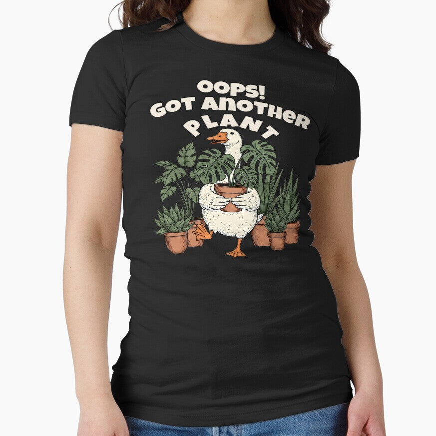 Funny Goose Gardening Design Oops! Got Another Plant by MTJ-Mushrooms