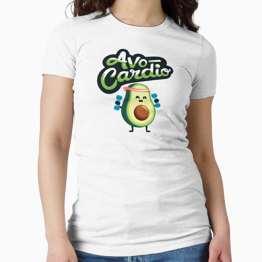 Avo-Cardio Funny Avocado Fitness Gym Workout Pun by ViktoonShirts