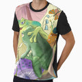 Frog Couple on Mushroom by Shadesandcolor