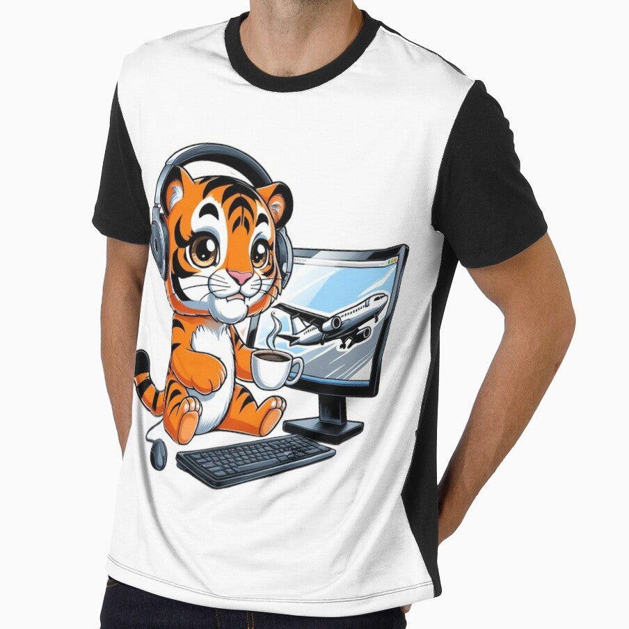 Traveling Geek Tiger - Programmer & Coffee by All Creative Designer