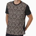 Whimsical Moon Moth Celestial Pattern Brown Espresso by Chiefiechanga