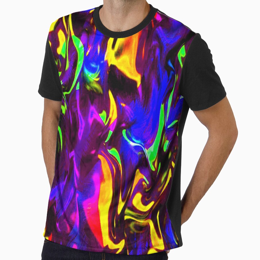 Rave Rainbow of Glow Stick Fire by mwagie