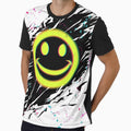 Smiley rave acid neon 80s 90s music emoji by SireKnight