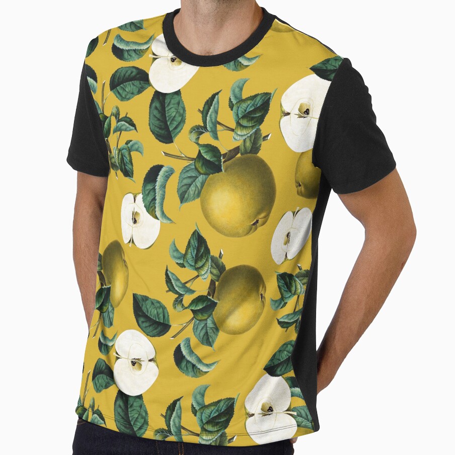 Vintage Fruit Pattern III by Burcu Korkmazyurek