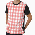 Watercolor Red Gingham – Hand-Painted Plaid Pattern by My Favorite Store