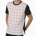 Gingham Thin Stripe - Mauve by Cat Herold