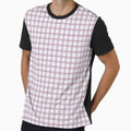 Gingham Chunky Stripe - Mauve by Cat Herold