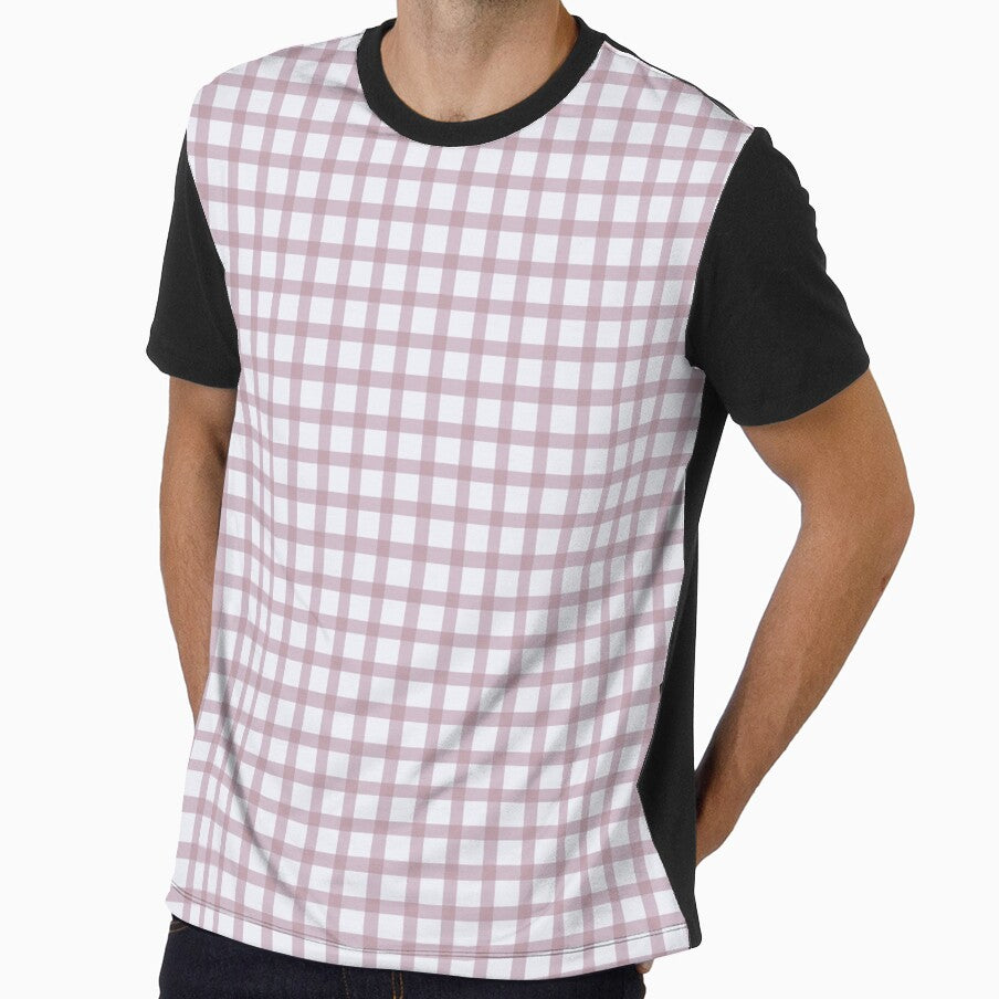 Gingham Chunky Stripe - Mauve by Cat Herold
