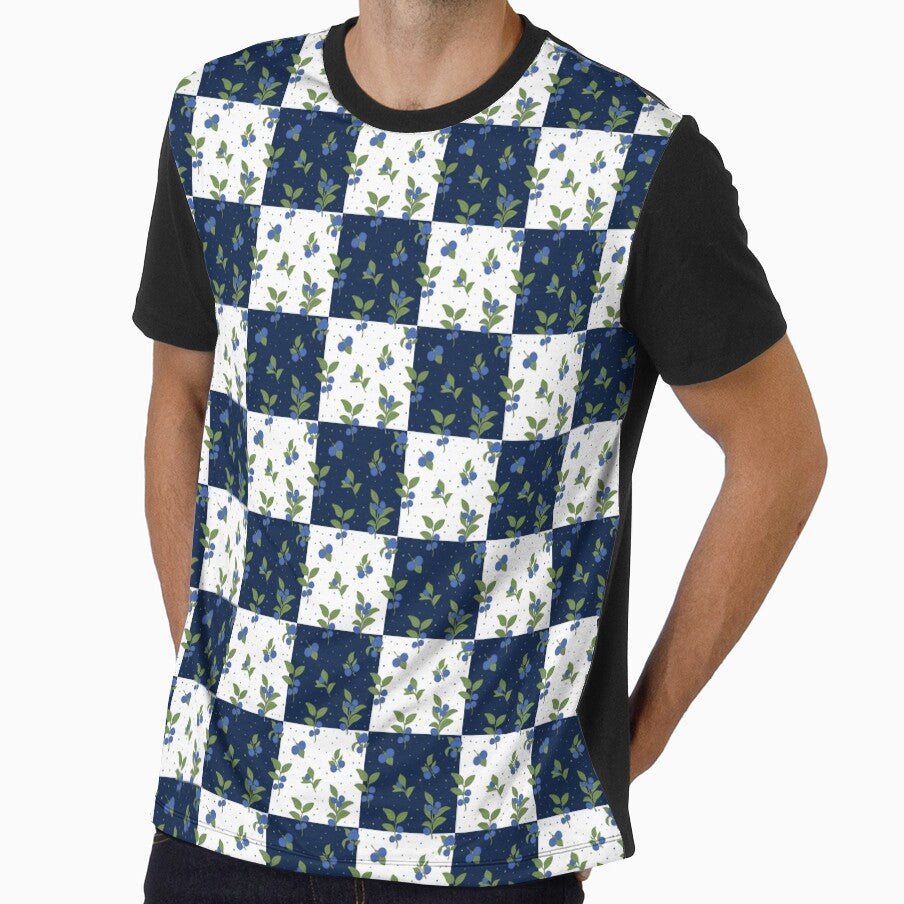Blueberry Checkered Charm: A Taste of Sweetness and Retro Charm in Every Checkered Square by AryaSubramanian
