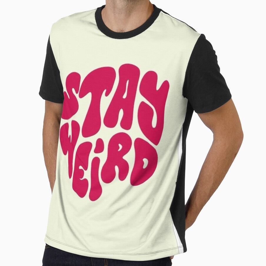 Stay Weird Retro 70s Typography - Groovy Vintage by DESIGN DIMENSION