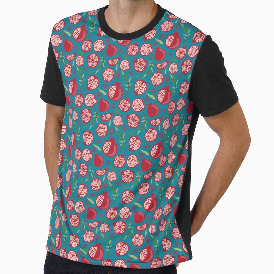 Pomegranate pattern by FatBirdie