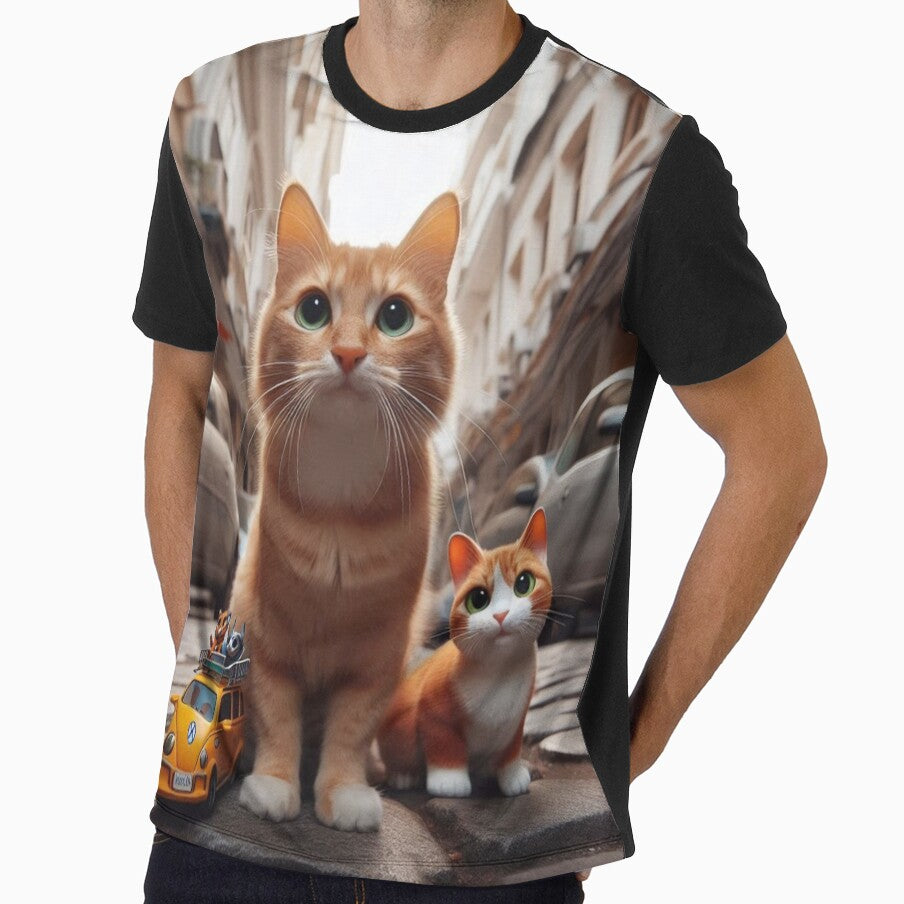 street cats with cars by Shubatdesigns