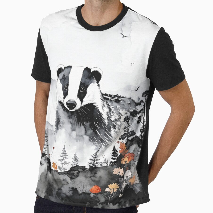 Badger Guardian Spirit: British Wildlife Folklore & Forest Art by Englandbear