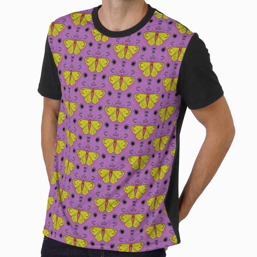 Skull moth_purple by NeonEye-Designs