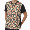 Strawberry Fields Berry Red Scatter by Patternandflow