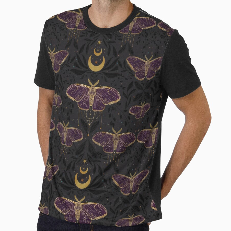 Whimsigoth Celestial Moth Moon Pattern by Little Wimbly