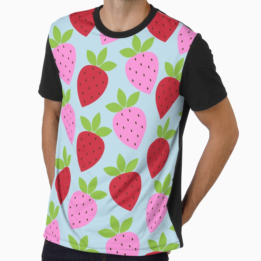 Retro Strawberry Pattern by OpalEllery