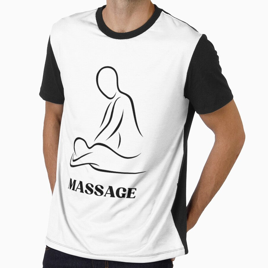 Stylish wellness and massage T-shirt by PureHopeStudio